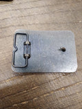 Vtg 1978 Pennsylvania State Mine Rescue Contest Brass Belt Buckle 3.25 x 2.25 in