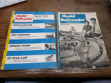 Vtg 11pc 1950's Model Railroader Magazine Lot 1950 51 53 55 56 Locomotive Trains