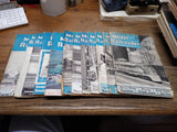 Vtg 12pc 1947 Model Railroader Magazine Lot January - December Locomotive Trains