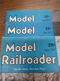 Vtg 12pc 1947 Model Railroader Magazine Lot January - December Locomotive Trains