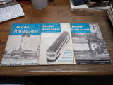 Vtg 12pc 1947 Model Railroader Magazine Lot January - December Locomotive Trains