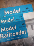 Vtg 12pc 1947 Model Railroader Magazine Lot January - December Locomotive Trains