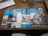 Vtg 7pc 1946 Model Railroader Magazine Lot 7 Issues Locomotive Trains