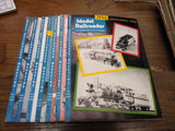 Vtg 7pc 1954 Model Railroader Magazine Lot 7 Issues Locomotive Trains