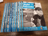 Vtg 10pc 1952 Model Railroader Magazine Lot 10 Issues Locomotive Trains