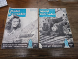 Vtg 12pc 1948 Model Railroader Magazine Lot January - December Locomotive Trains