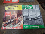 Vtg 6 Pc Model Railroad Magazine Lot Trains RR Model Craftsman 1947 48 49 50 55