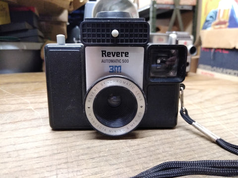 Vtg 3M Revere Automatic 500 Film Camera Synchromatic Lens Minnesota Mining & Mfg