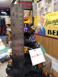 Mr Halloween Illuminated Black Ceramic Tree Jack O Lantern Topper 14" Works Good