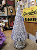 Sealed NOS Valerie Parr Hill Illuminated Christmas Tree Faceted Glass Gems 17"!