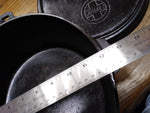 Vtg Griswold Cast Iron 310 Tite Top Dutch Oven #10 Flat Biscuit Lid 3 Leg #1