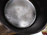 Vtg Griswold Cast Iron 310-A Tite Top Dutch Oven #10 Flat Biscuit Lid 3 Leg #3