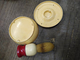 Vtg Mac Gregor Shaving Soap Dish Ever Ready 150 Sterilized Badger Hair Brush Lot