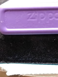 Vtg Unfired 1996 ZIPPO Smokin Joe's Racing #23 Purple Matte Cigarette Lighter