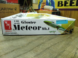 Vtg NOS AMT Gloster Meteor Mk.1 RAF Fighter Jet 1:48 Scale Plastic Model Kit