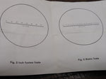 Vtg Bausch & Lomb 7X Measuring Magnifier Device Loupe No 81-34-35 w/Case Nice!