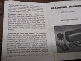 Vtg Bausch & Lomb 7X Measuring Magnifier Device Loupe No 81-34-35 w/Case Nice!