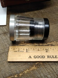Vtg Bausch & Lomb 7X Measuring Magnifier Device Loupe No 81-34-35 w/Case Nice!