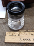 Vtg Bausch & Lomb 7X Measuring Magnifier Device Loupe No 81-34-35 w/Case Nice!