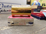 Vtg Gillette Gold Tech Double Edge Ball End Safety Razor w/Box Very Good Cond.!