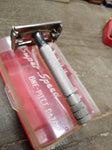 Vtg Gillette Super Speed Double Edge TTO Safety Razor Orig. Box Good Condition!