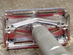 Vtg Gillette Super Speed Double Edge TTO Safety Razor Orig. Box Good Condition!