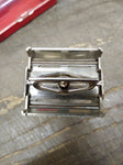 Vtg Gillette Super Speed DE TTO Flare Tip Safety Razor 1955 Orig Box Good Cond!