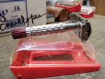 Vtg Gillette Super Speed DE TTO Red Flare Tip Safety Razor 1956 Orig Box V Good!