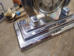 Vtg Ingraham Electric Chrome Horse Shoe Mantle Desk Clock 1930"s Parts Repair