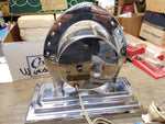 Vtg Ingraham Electric Chrome Horse Shoe Mantle Desk Clock 1930"s Parts Repair