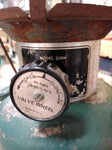 Vtg Coleman Model 228H Double Mantle Gas Lantern with Pyrex Glass Globe 1974 USA