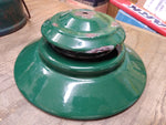 Vtg Coleman Model 228H Double Mantle Gas Lantern with Pyrex Glass Globe 1974 USA