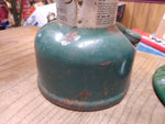 Vtg Coleman Model 228H Double Mantle Gas Lantern with Pyrex Glass Globe 1974 USA