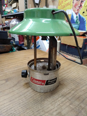 Vtg Coleman Model 5107 Single Mantle Propane Gas Lantern Made In USA