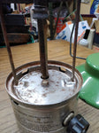 Vtg Coleman Model 5107 Single Mantle Propane Gas Lantern Made In USA