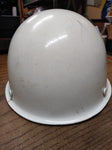 Vtg MSA ARMCO STEEL Fiber Glass Tiger Stripe Skullgard Hard Hat Good Suspension!