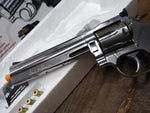 Dan Wesson ASG 715 6" Revolver CO2 BB Nickel Plate w/Manuals & Box Great Shape!!