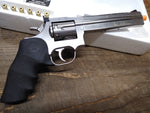 Dan Wesson ASG 715 6" Revolver CO2 BB Nickel Plate w/Manuals & Box Great Shape!!