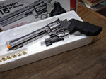 Dan Wesson ASG 715 6" Revolver CO2 BB Nickel Plate w/Manuals & Box Great Shape!!