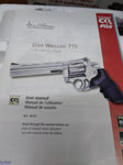 Dan Wesson ASG 715 6" Revolver CO2 BB Nickel Plate w/Manuals & Box Great Shape!!