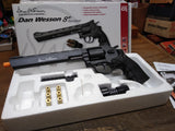 Dan Wesson Firearms ASG 8" Revolver Black CO2 BB w/Manuals & Box Great Shape!!