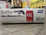 Dan Wesson Firearms ASG 8" Revolver Black CO2 BB w/Manuals & Box Great Shape!!