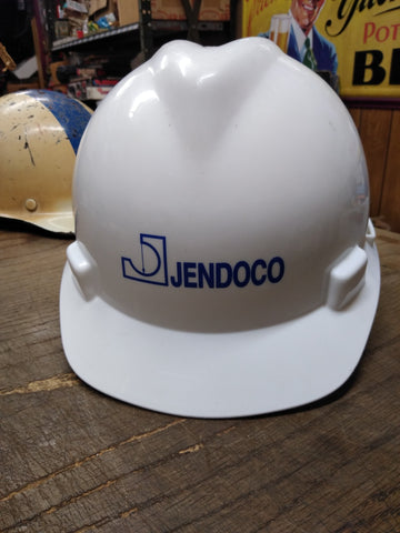 Vtg 2003 MSA White Skullgard Bump Cap Hard Hat w/Fas Trac II Ratchet Suspension!