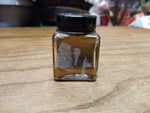 Vtg Carter's Gold Ink #431 3/4 Fl Oz Glass Bottle Partially Full Dry Contents
