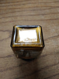 Vtg Carter's Gold Ink #431 3/4 Fl Oz Glass Bottle Partially Full Dry Contents