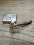 Vtg FRAENKEL 4 Pc Safety Travel Razor Original Case Made Germany 1.75" x 1.75"