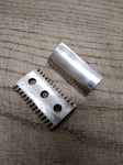 Vtg FRAENKEL 4 Pc Safety Travel Razor Original Case Made Germany 1.75" x 1.75"