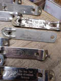 Vtg 15 Piece Church Key Can Bottle Opener Lot Hamm's Black Label Schlitz Pabst++