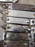 Vtg 15 Piece Church Key Can Bottle Opener Lot Hamm's Black Label Schlitz Pabst++