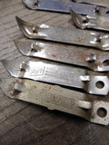 Vtg 15 Piece Church Key Can Bottle Opener Lot Hamm's Black Label Schlitz Pabst++